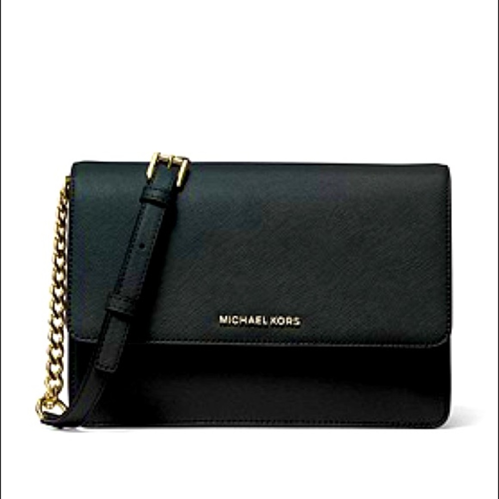 MICHAEL KORS Daniela Large Saffiano Leather Crossbody Bag